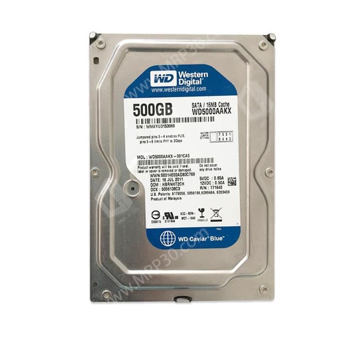 هارد اینترنال 500 گیگ وسترن Western Digital Blue 500GB استوک